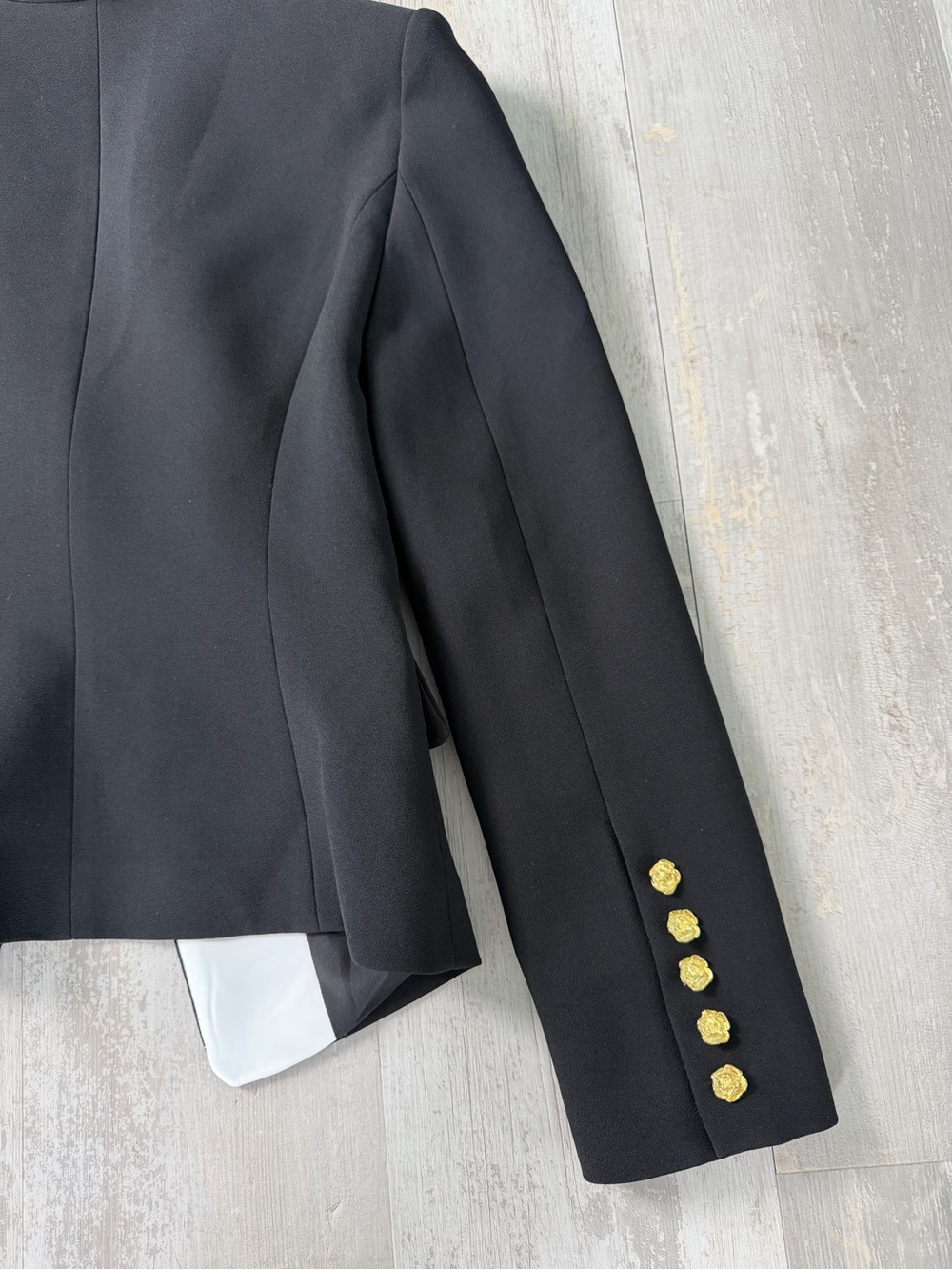 Sierra Darien Black Double Breasted Blazer Small - Picture 11 of 11